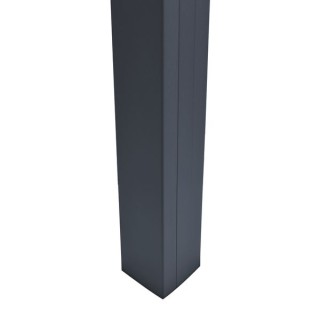 Piranha Aluminum in Ground Fence Post Kit 2.4 H - Anthracite