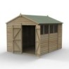 4LIFE Apex Shed 8 x 10 - Double Door - 4 Window Home Delivery