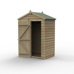 4LIFE Apex Shed 5 x 3 - Single Door - No Window Home Delivery