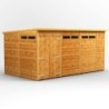 14 x 8 Power Pent Double Door Security Shed