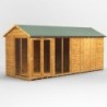 16 x 6 Power Apex Summerhouse With 6ft Side Store