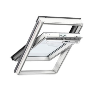 VELUX Centre Pivot Roof Window White Painted 550mm x 980mm GGL CK04 2066
