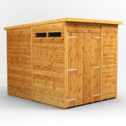 6 x 8 Power Pent Double Door Security Shed
