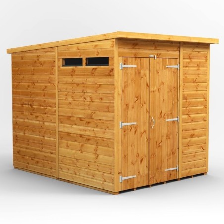 6 x 8 Power Pent Double Door Security Shed
