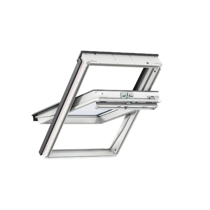 VELUX Centre Pivot Roof Window White Maintenance Free 550mm x 780mm GGU CK02 0068