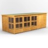18 x 8 Power Pent Potting Shed With 6ft Side Store
