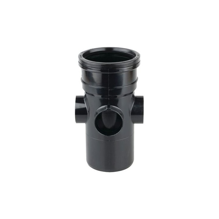 OsmaSoil 4S589B 110mm Ring-Seal Bossed Pipe Black