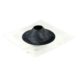 Wavin OsmaSoil VariPitch pipe flashing for flat roofs 400x400mm