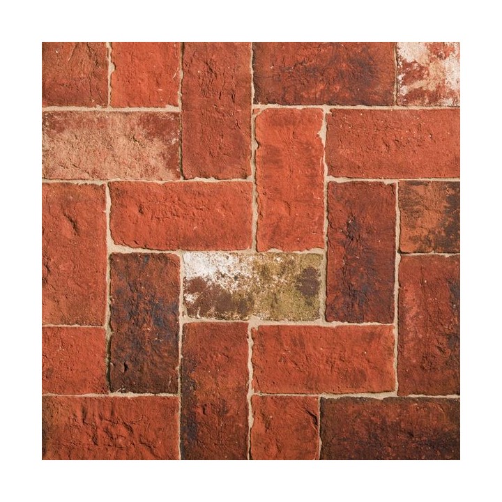 Global Stone Clay Paver Collection Rustic Flame 210 x 100mm