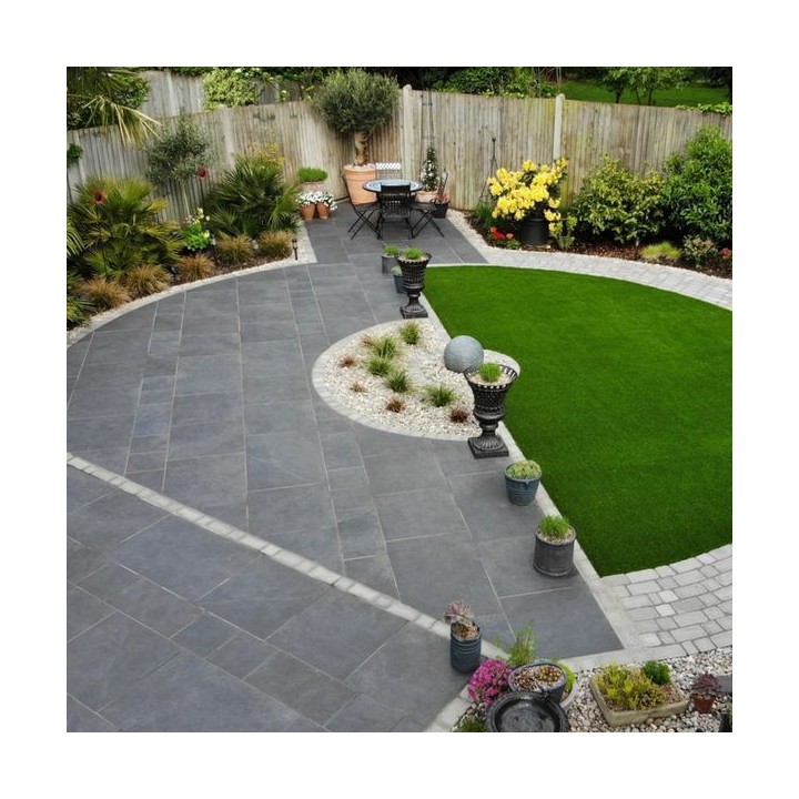 Marshalls Fairstone Slate Casarta Paving Pack Black 800mm x 800mm x 20mm