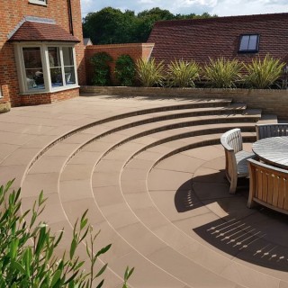 Marshalls Fairstone Sawn Versuro Natural Stone Paving Autumn Bronze 760 x 1010mm