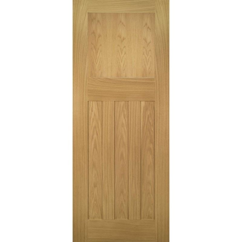 Deanta Cambridge Unfinished Oak Fire Door 30m 1981mm x 610mm x 45mm