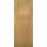 Deanta Cambridge Unfinished Oak Fire Door 30m 1981mm x 610mm x 45mm