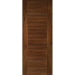 Deanta Valencia Prefinished Walnut Fire Door 30m 1981mm x 762mm x 45mm