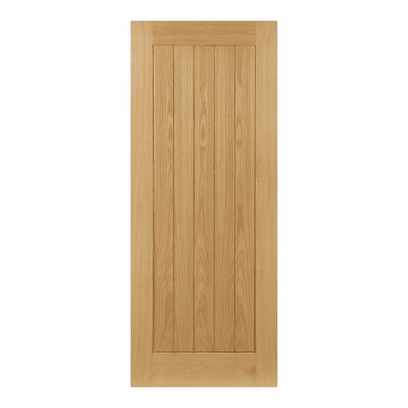 Deanta Ely Unfinished Oak Fire Door 30m 2040mm x 926mm x 45mm
