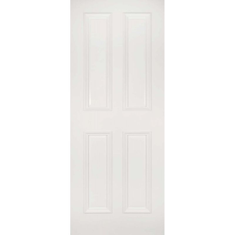 Deanta Rochester White Primed Fire Door 30m 1981mm x 610mm x 45mm