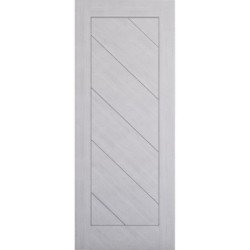 Deanta Torino Light Grey Ash Fire Door 30m 1981mm x 838mm x 45mm