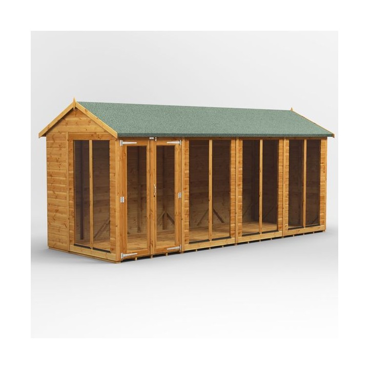 16 x 6 Power Apex Summerhouse