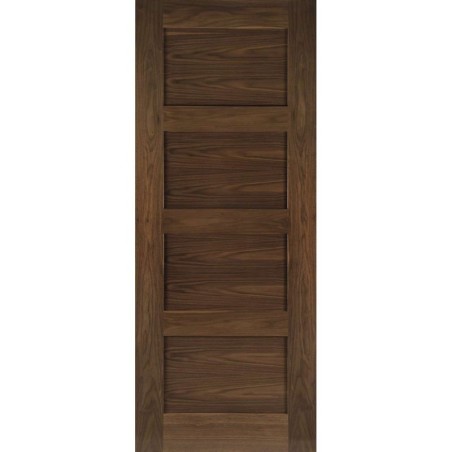 Deanta Coventry Prefinished Walnut Fire Door 30m 1981mm x 838mm x 45mm