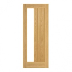 Deanta Ely Prefinished Oak Glazed FD30 Door 1981 x 686 x 45mm