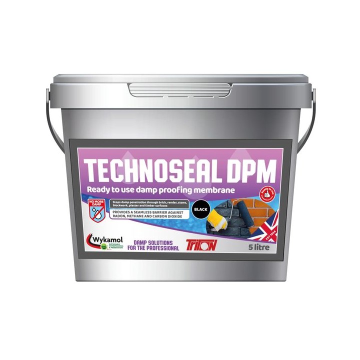 Wykamol No More Damp Technoseal DPM 5kg Black