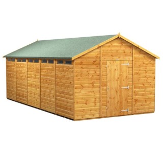 20 x 10 Power Apex Security Shed