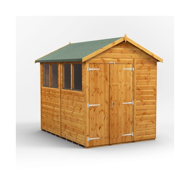 8 x 6 Power Apex Double Door