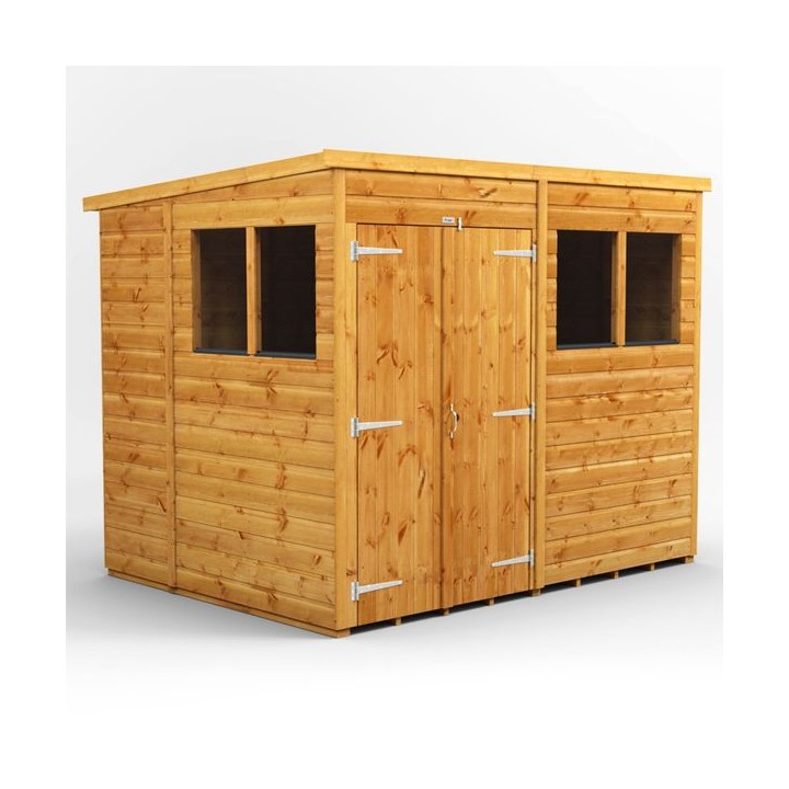 8 x 6 Power Pent Double Door