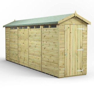 18x4 Premium Powersheds Security Apex