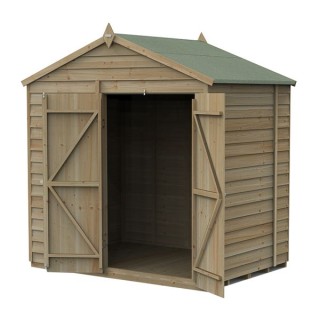 4LIFE Apex Shed 7 x 5 - Double Door - No Window