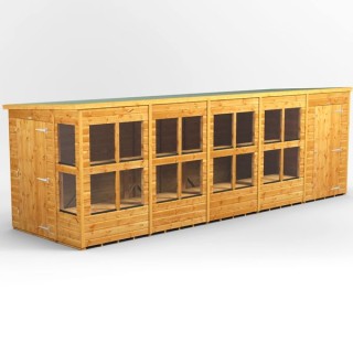 20 x 6 Power Pent Potting Shed With 4ft Side Store