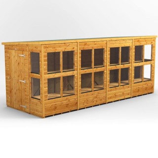 16 x 6 Power Pent Potting Shed