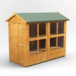 8 x 4 Power Apex Potting Shed