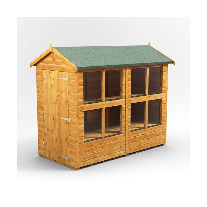 8 x 4 Power Apex Potting Shed