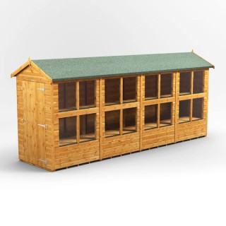 16 x 4 Power Apex Potting Shed