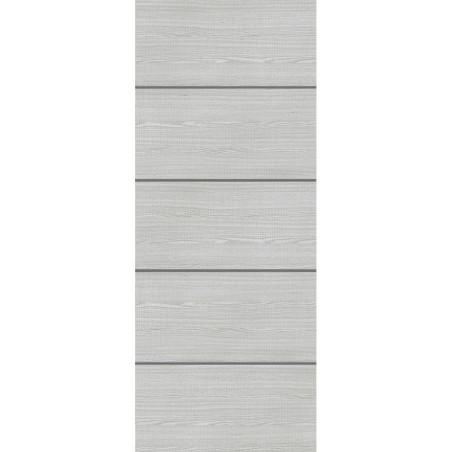 Flush Light Grey Ash Horizontal Inlay Fire Door 60M 1981mm x 864mm x 54mm