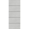 Flush Light Grey Ash Horizontal Inlay Fire Door 60M 1981mm x 864mm x 54mm
