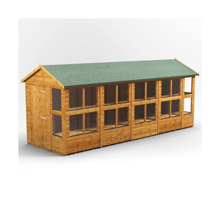 18 x 6 Power Apex Potting Shed