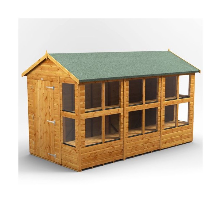 12 x 6 Power Apex Potting Shed