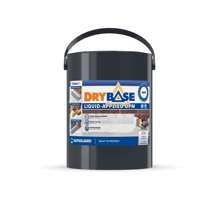 Safeguard Drybase Liquid Damp-proof Membrane  5L White