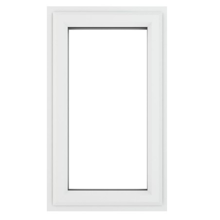 Crystal Triple Glazed Window White Rh 610 x 1040mm Clear