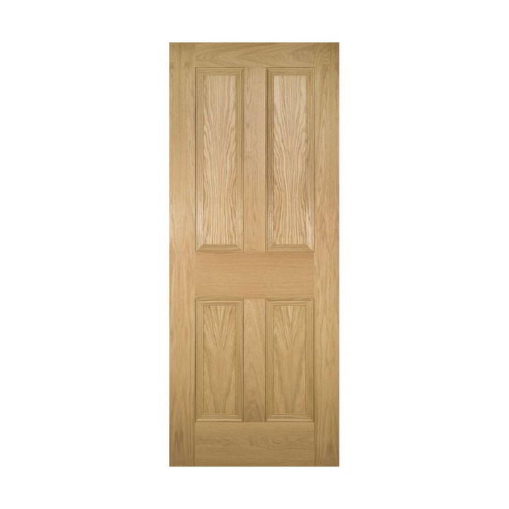 Deanta Kingston Unfinished Oak Fire Door 30m 2040mm x 726mm x 45mm