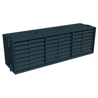 Manthorpe Blue/Black Combination Airbrick 9in x 3in