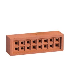 Hepworth Square Hole Airbrick 215 x 65mm Red YA13R