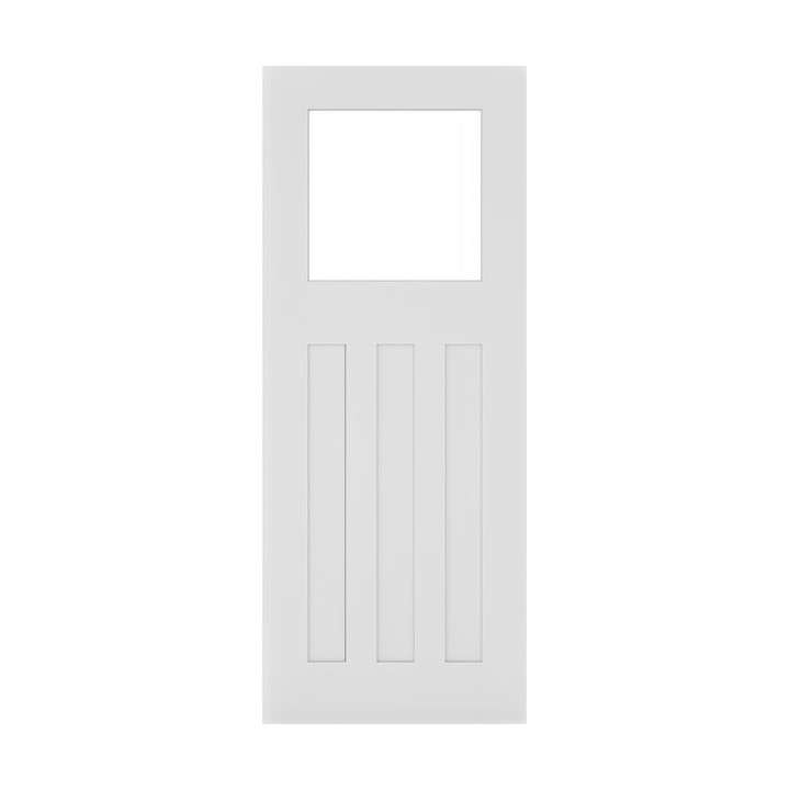 Deanta Cambridge White Primed Glazed 1981mm x 610mm x 35mm