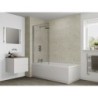 Multipanel Classic Bathroom Wall Panel Unlipped 2400 x 598mm Grey Marble M139