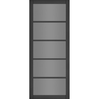 Deanta Shoreditch Black Prefinished Tinted Glaze 1981mm x 838mm x 35mm