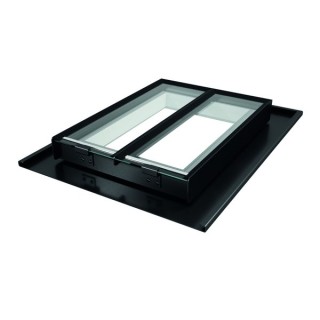 The Rooflight Co. CR1 Conservation Rooflight 365 x 525mm Steel 1 Glazing Bar