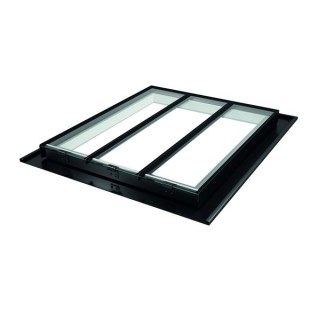 The Rooflight Co. CR13 Conservation Rooflight 821 x 980mm Steel 2 Glazing Bars