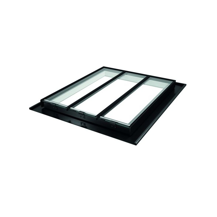 The Rooflight Co. CR13 Conservation Rooflight 821 x 980mm Steel 2 Glazing Bars